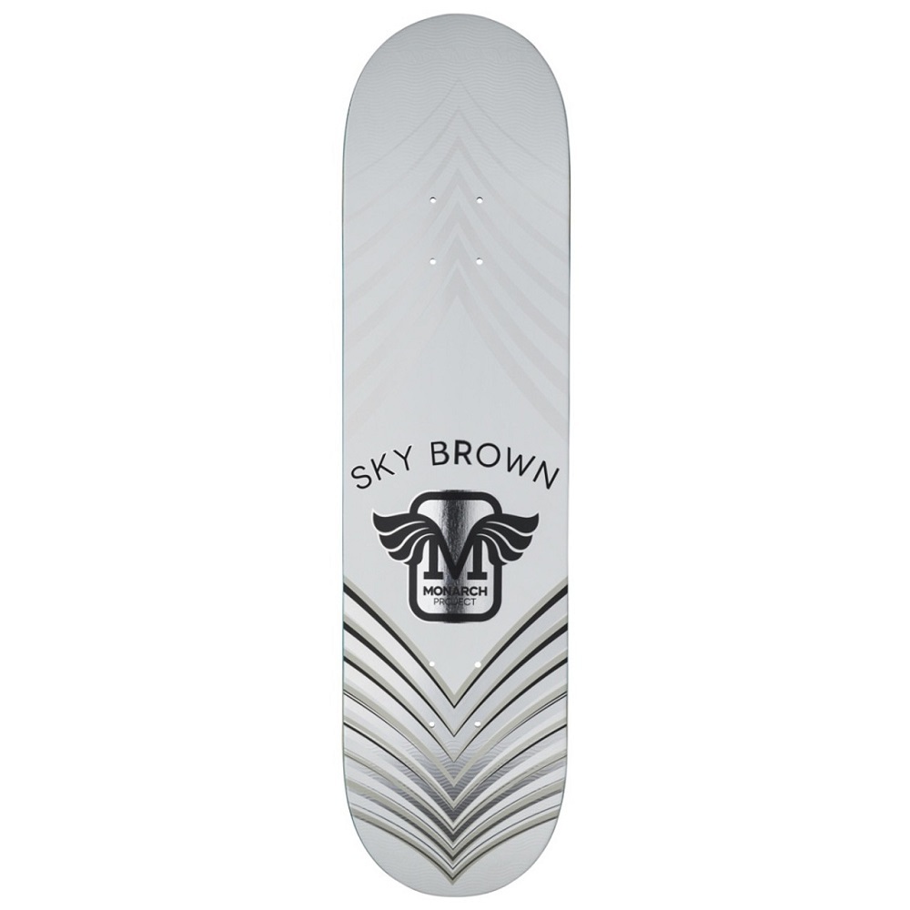 Monarch Horus Sky Brown Silver 8.0 Skateboard Deck