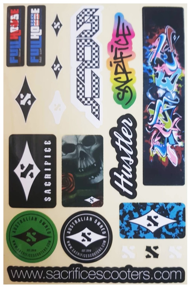 Sacrifice x FHD Sticker Sheet