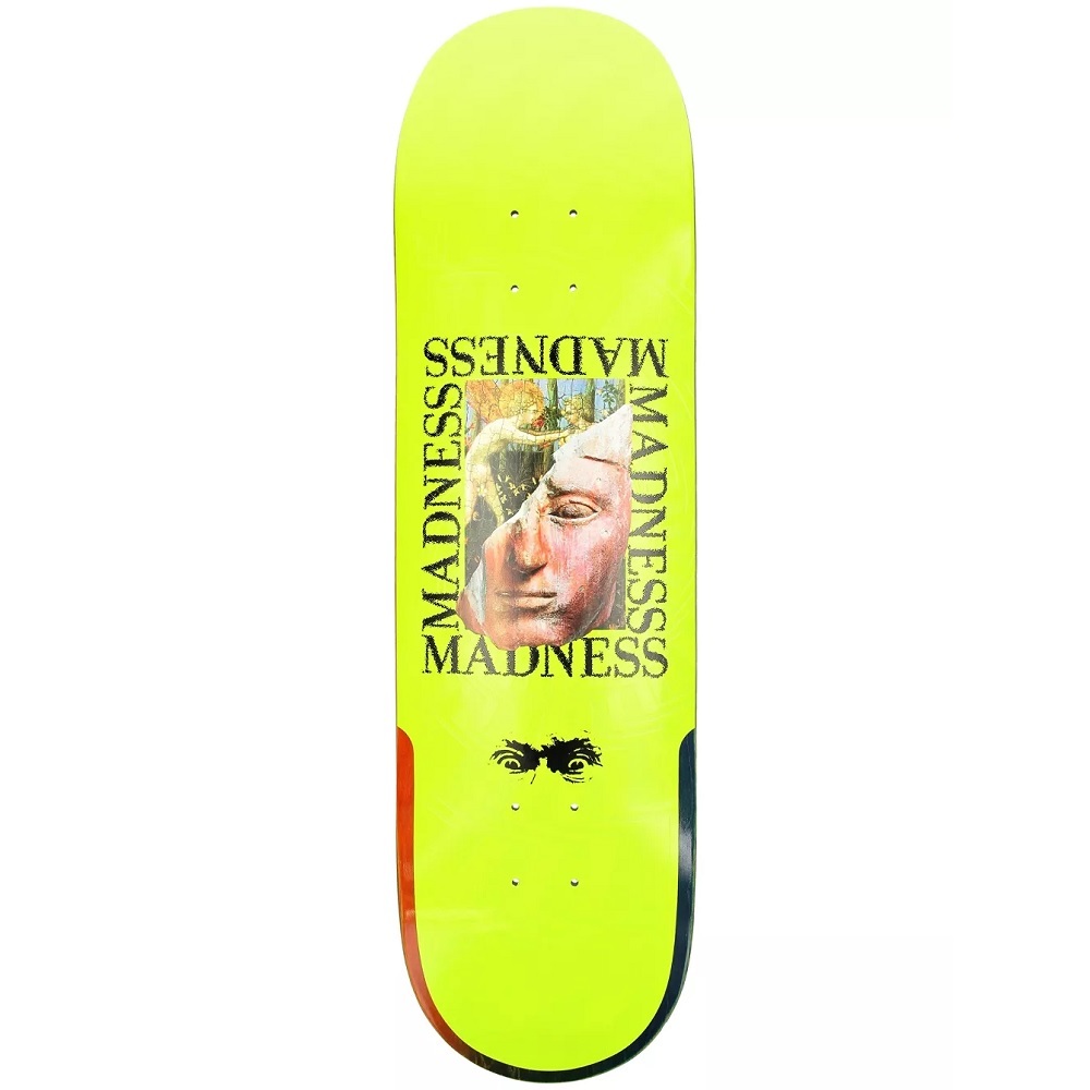 Madness Labotomy Neon Yellow 8.5 Skateboard Deck
