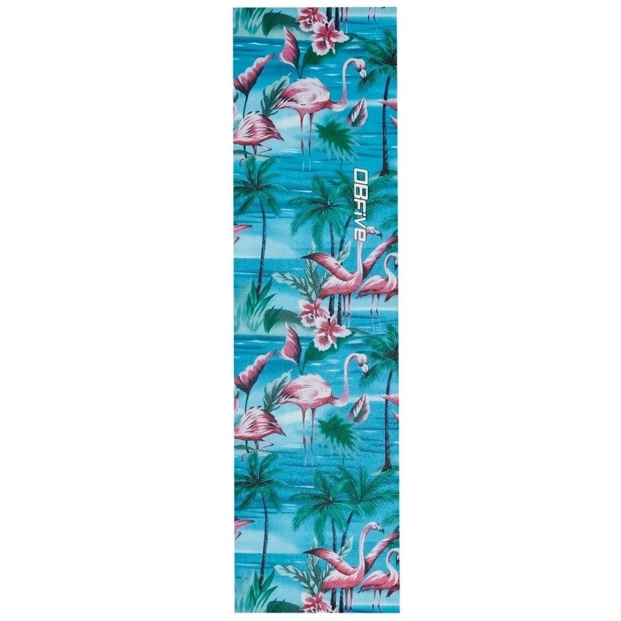 Obfive Flamingo 9 x 33 Skateboard Grip Tape Sheet