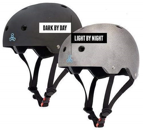 Triple 8 Certified Darklight Helmet [Size: XS-S]