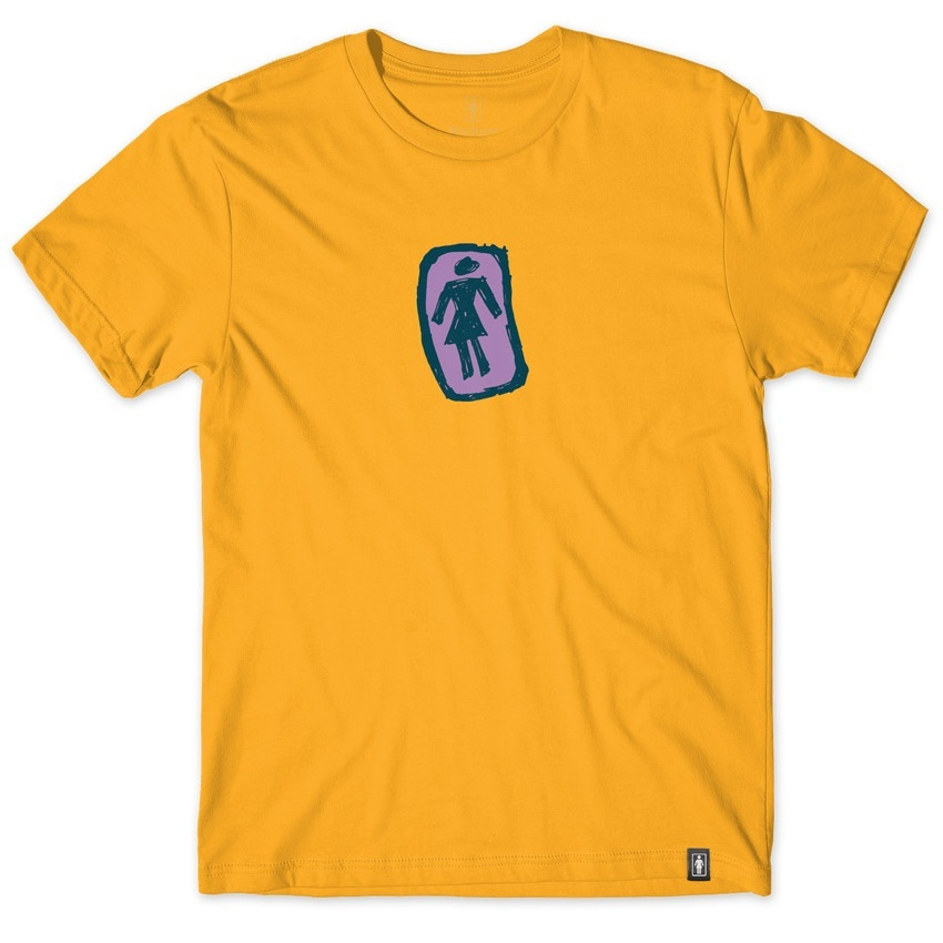 Girl Sketchy OG Gold Youth T-Shirt [Size: M]