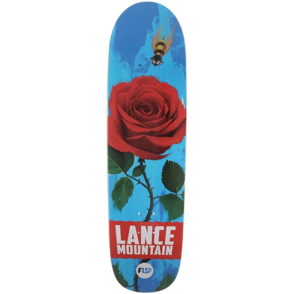 Flip Flower Power Mountain Blue 8.75 Skateboard Deck