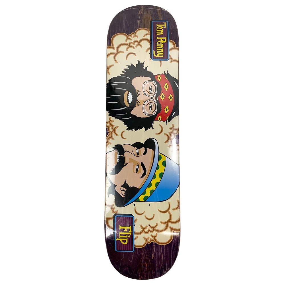 Flip Toms Friends Stain Purple 8.125 Skateboard Deck