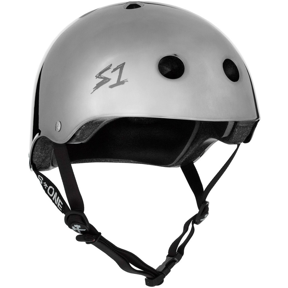 S1 S-One Lifer Certified Silver Mirror Helmet [Size: XS]