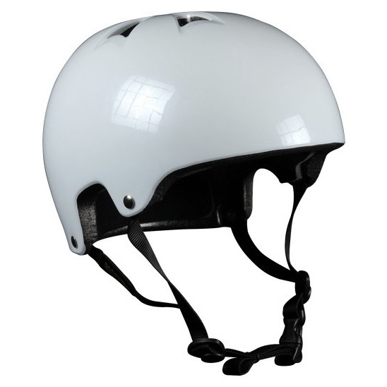 Harsh Certified Helmet White Gloss Ultra Lightweight [Size: XS]