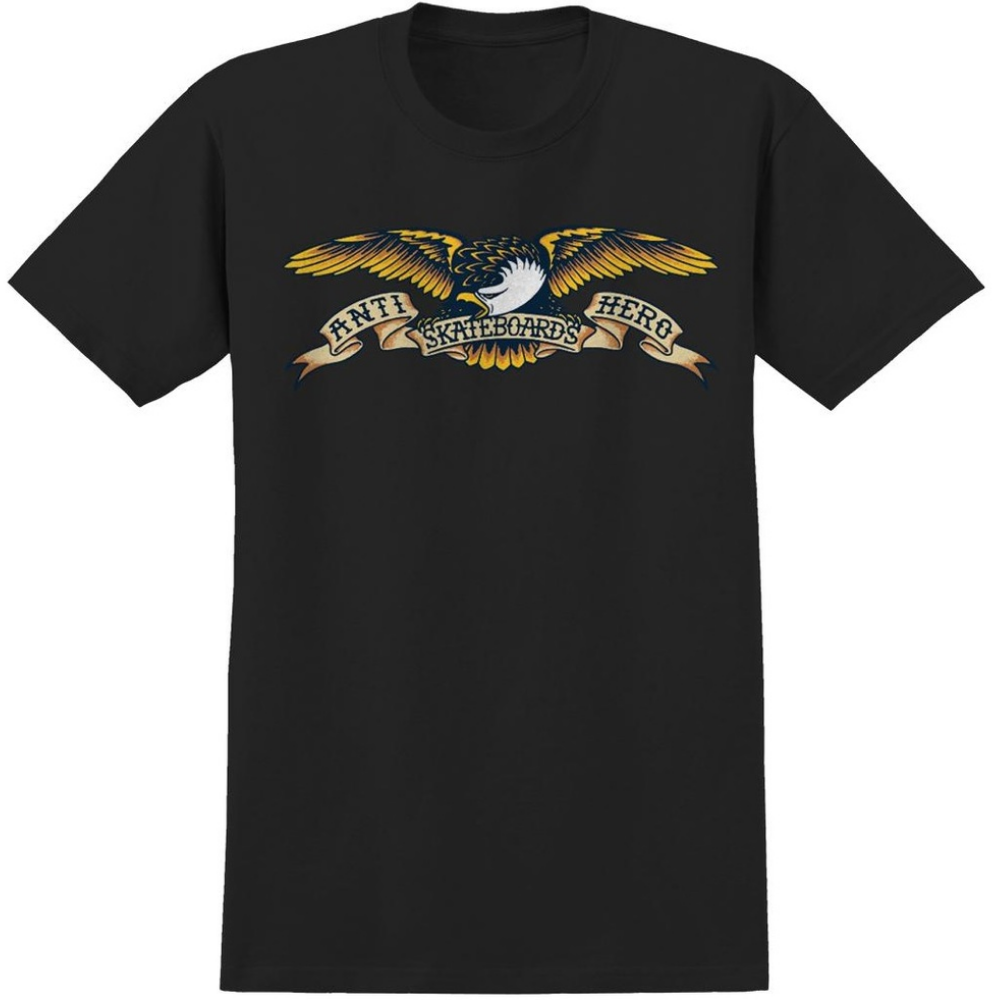 Anti Hero Eagle Black T-Shirt [Size: M]