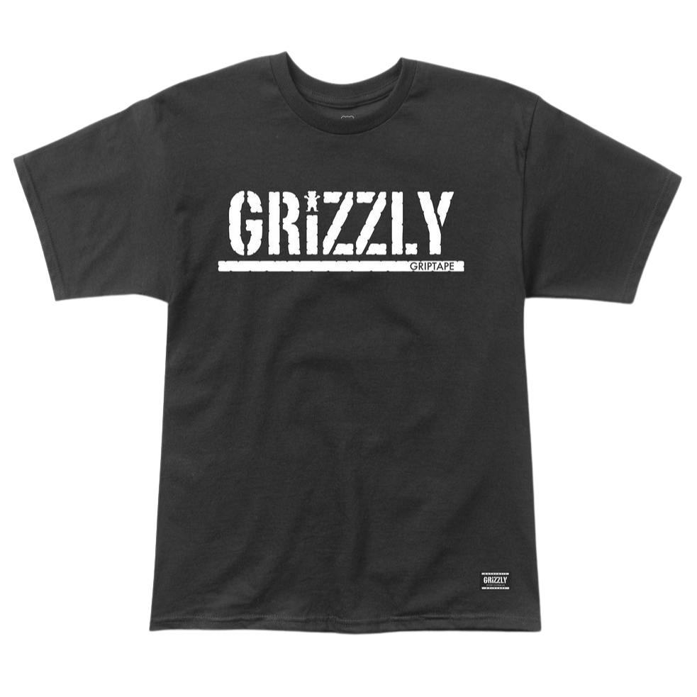 Grizzly Stamp Black T-Shirt [Size: M]