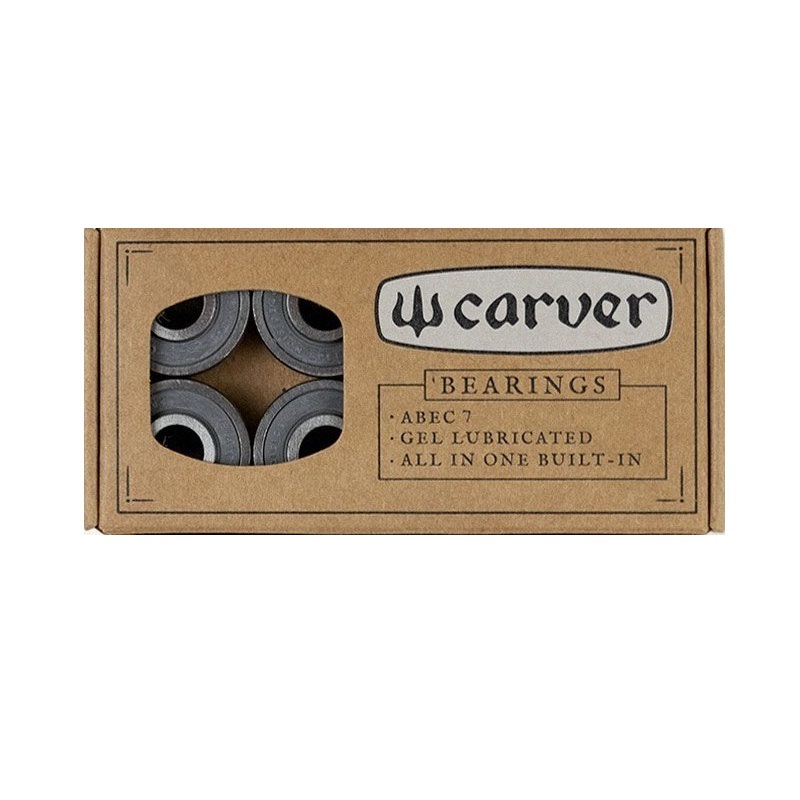 Carver Abec 7 With Spacers Set Of 8 Skateboard Bearings 