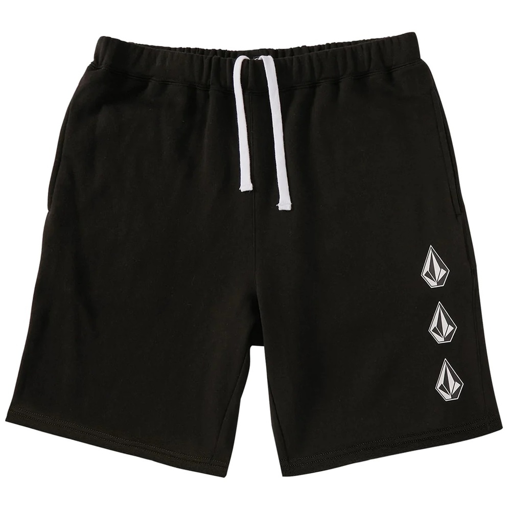 Volcom Iconic Stone Fleece Black Shorts [Size: XL]