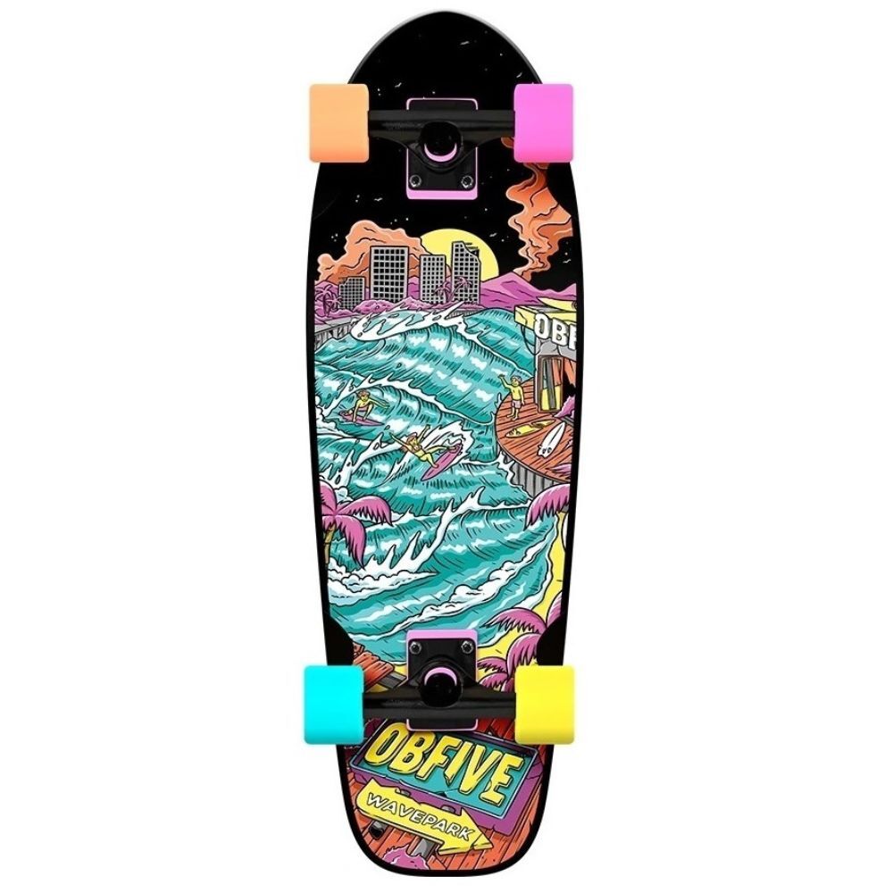 Obfive Wave Park Hyper 28 Cruiser Skateboard