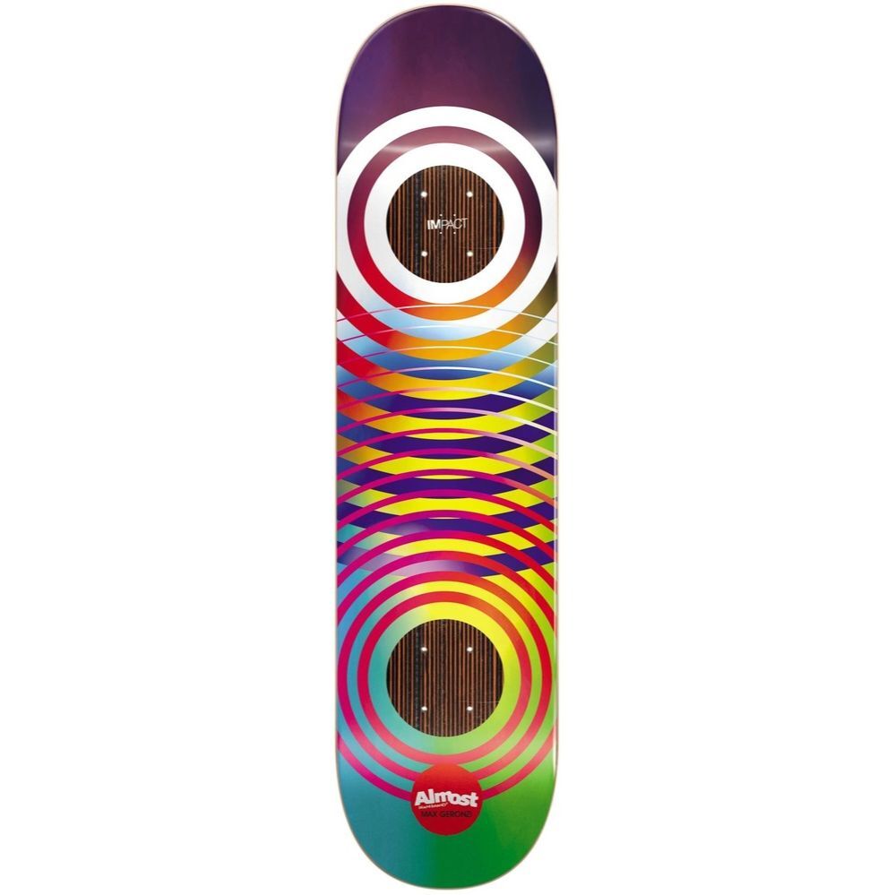 Almost Gradient Rings Impact Geronzi 8.0 Skateboard Deck