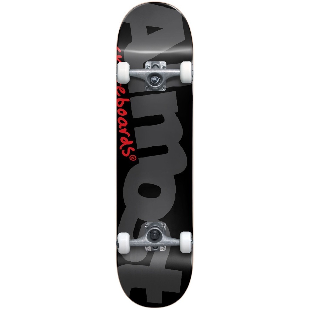 Almost Logo Land FP Black 8.125 Complete Skateboard