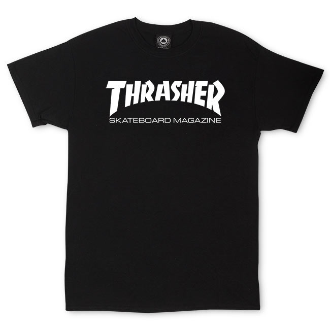 Thrasher Skate Mag Black Youth T-Shirt [Size: XS]