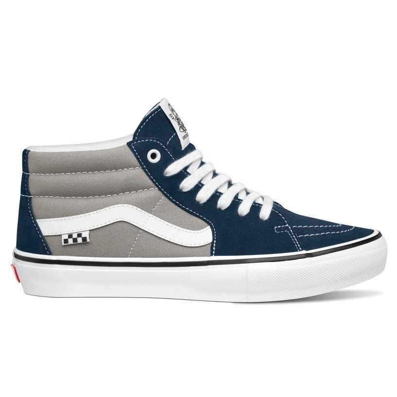 Vans Skate Grosso Mid Dress Blues Drizzle Shoes [Size: US 7]