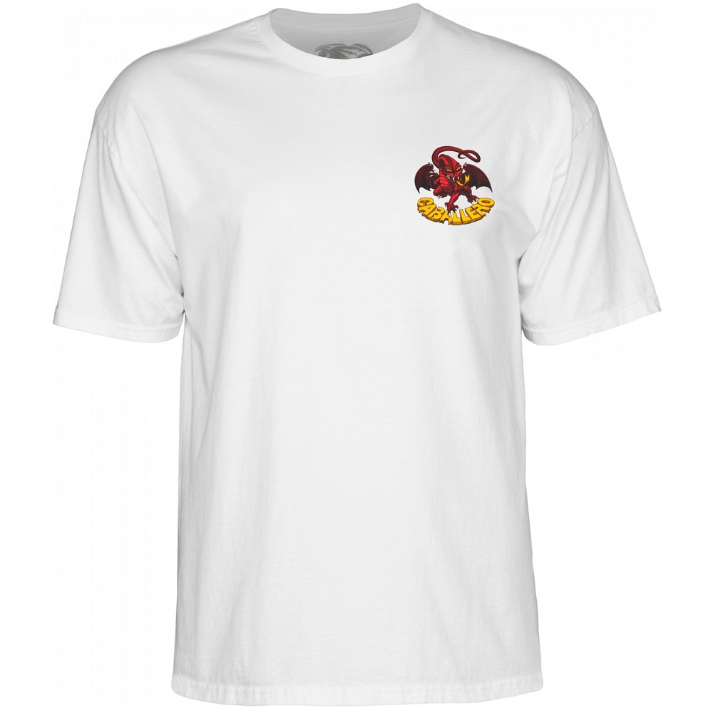 Powell Peralta Cab Dragon II White T-Shirt [Size: XL]
