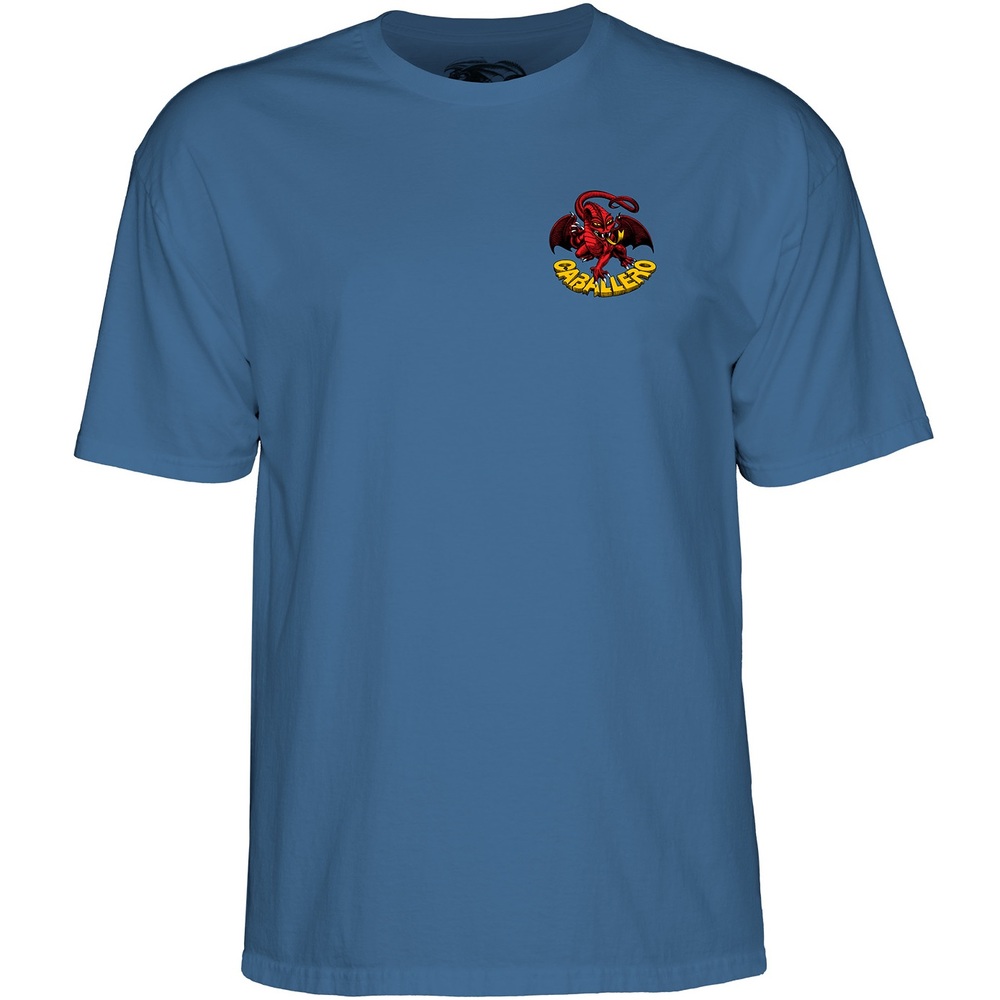 Powell Peralta Cab Dragon II Slate Blue T-Shirt [Size: S]