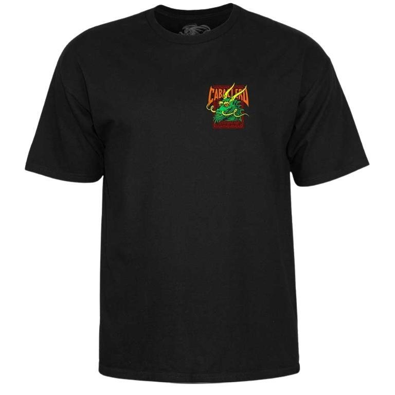 Powell Peralta Caballero Street Dragon Black T-Shirt [Size: M]