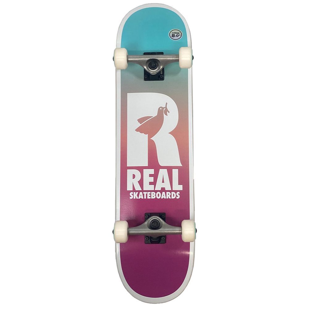 Real Be Free Fade 8.0 Complete Skateboard