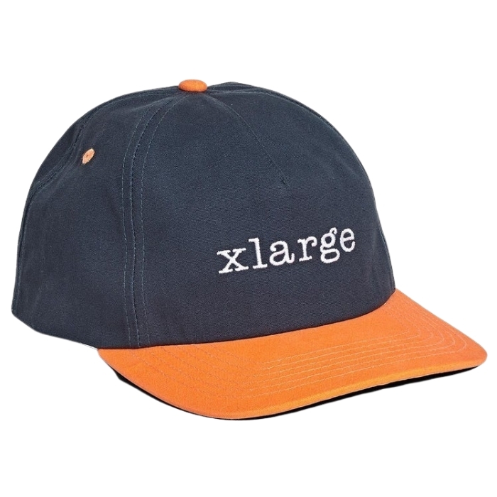 XLarge Sans Canvas Blue Orange Adjustable Hat