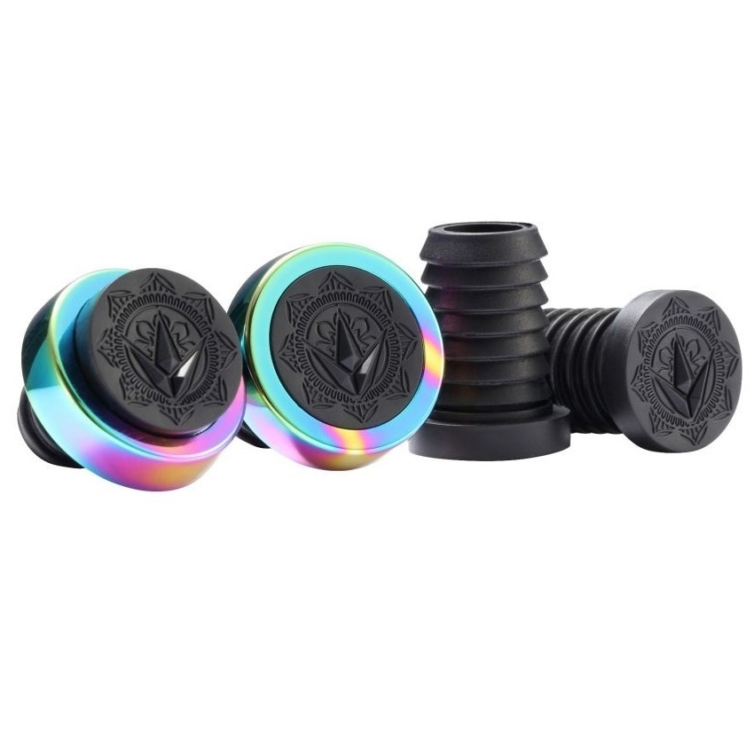 Envy Halo Oil Slick Suits All Bars Bar Ends Plugs Pair