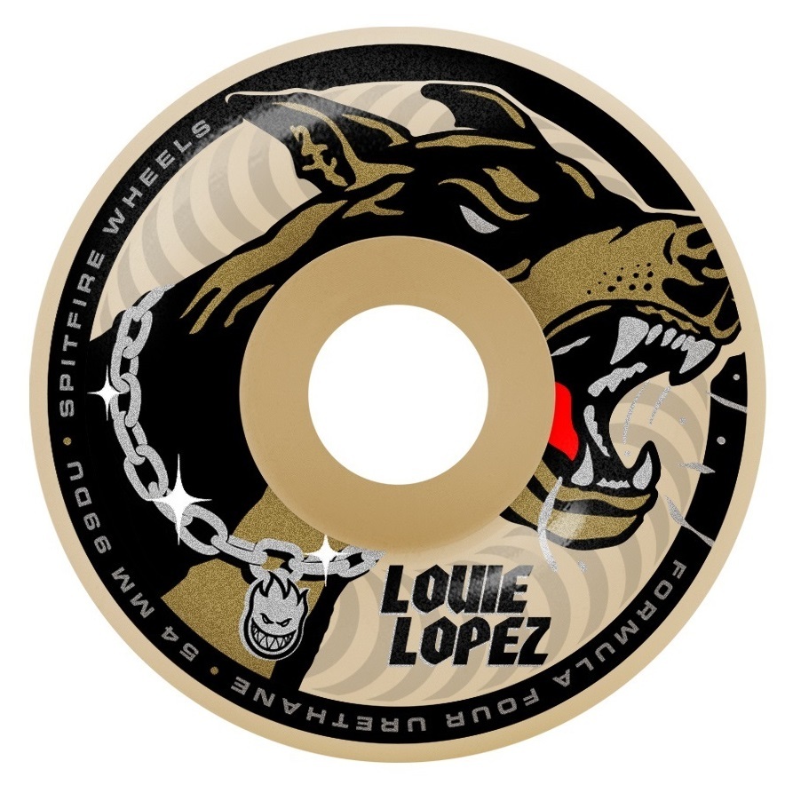 Spitfire Louie Lopez Unchained Classic F4 99D 54mm Skateboard Wheels
