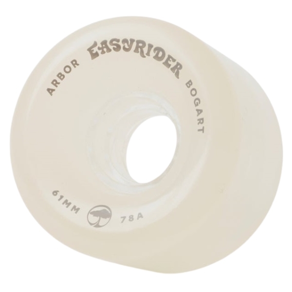 Arbor Bogart Easyrider 61mm Ghost White Longboard Skateboard Wheels
