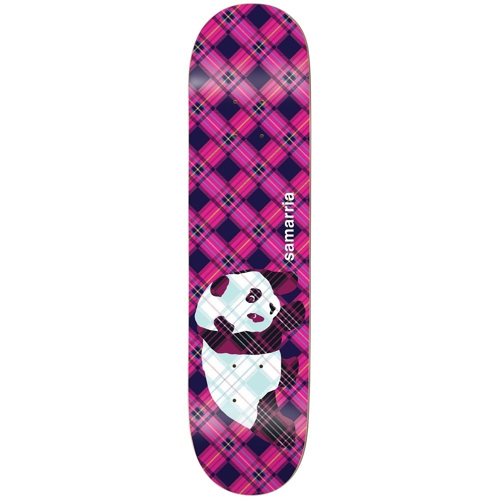 Enjoi Plaid Panda Super Sap R7 Samarria 8.0 Skateboard Deck