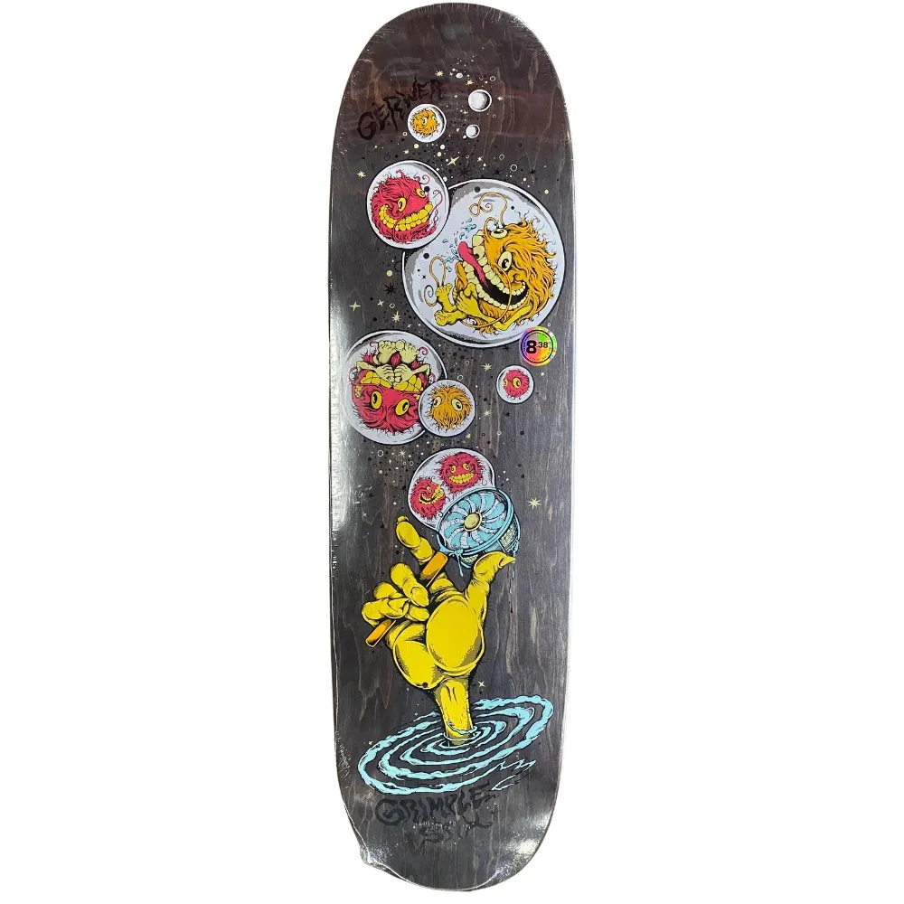 Anti Hero Grimple Back Gerwer Black 8.38 Skateboard Deck