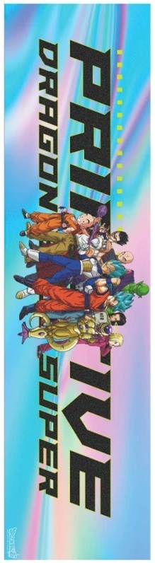 Primitive Skateboard Grip Tape Sheet Dragon Ball Z DBS Universe Survival 9 x 33