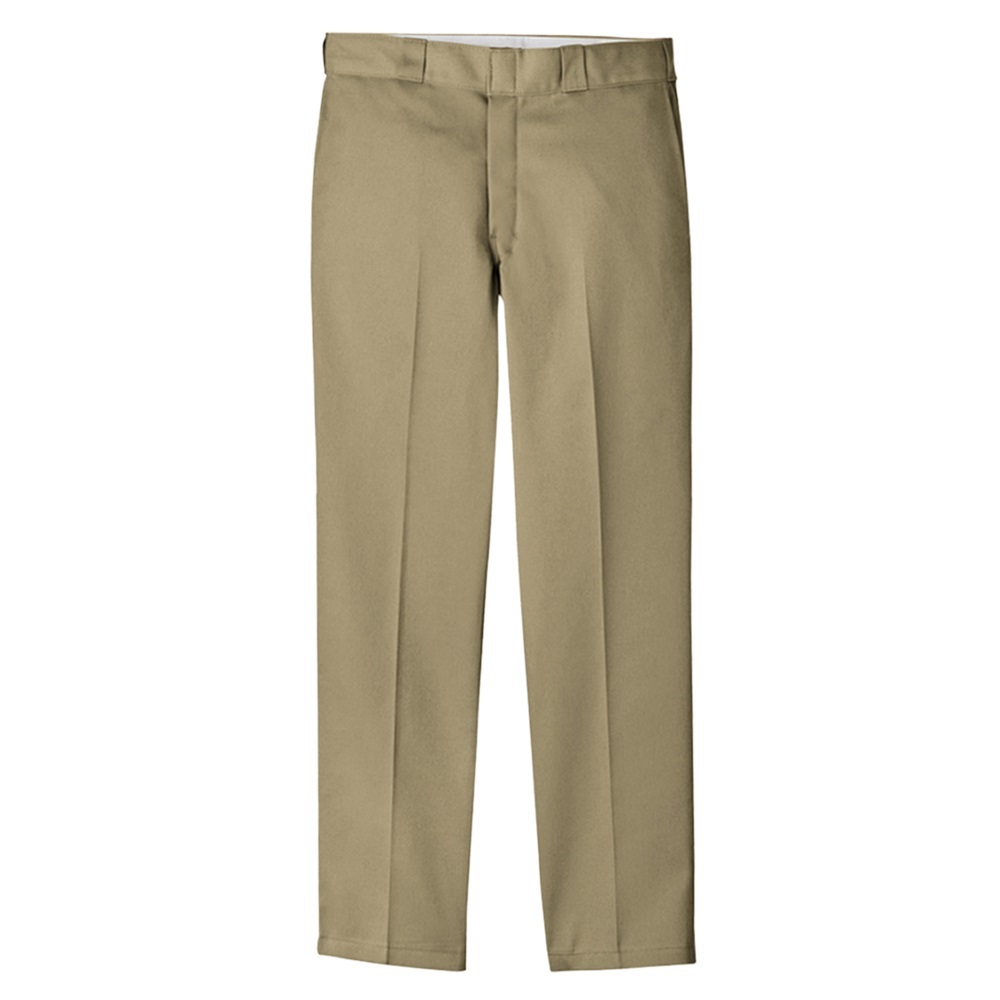 Dickies Slim Straight Fit WP873 Khaki Pants [Size: 28]