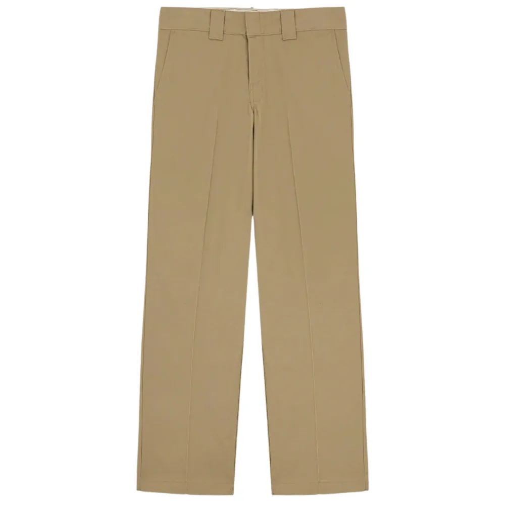 Dickies Slim Straight Fit WP873 Khaki Pants [Size: 28]