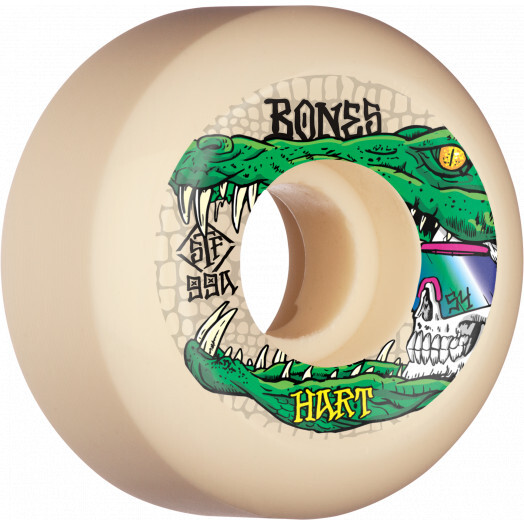Bones Hart Gator Skull STF V5 99A 53mm Skateboard Wheels