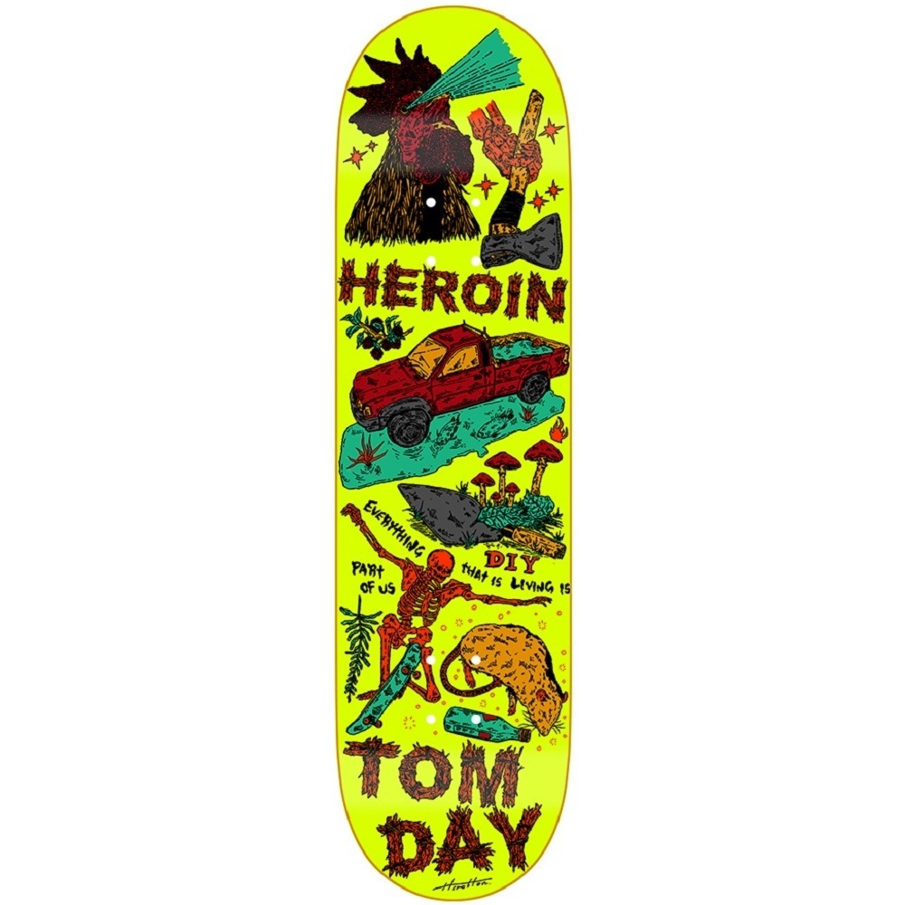 Heroin Tom Day Life 8.625 Skateboard Deck
