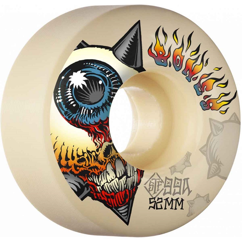 Bones Iron Sun STF V1 99A 53mm Skateboard Wheels
