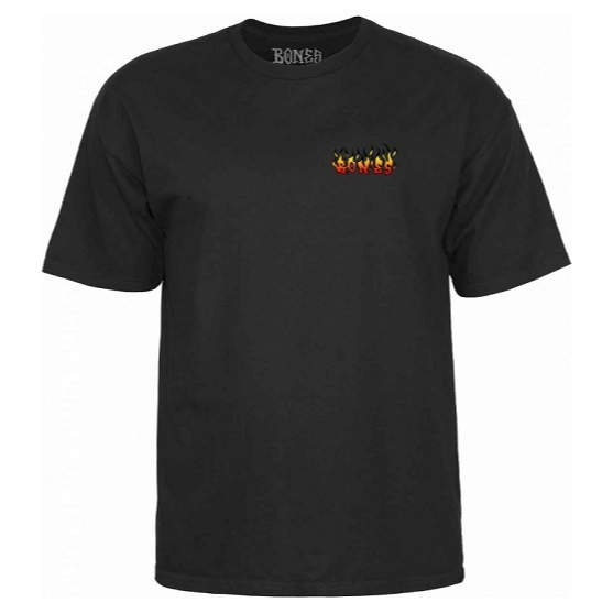 Bones T-shirt Iron Sun Black [Size: S]