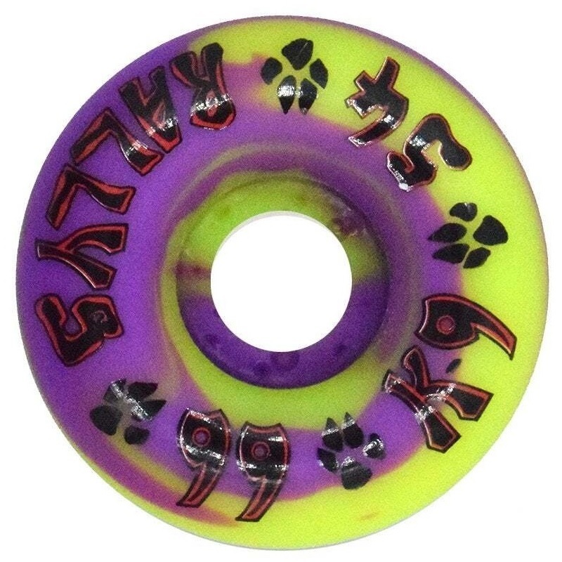 Dogtown K9 Rally Yellow Purple 99A 54mm Skateboard Wheels