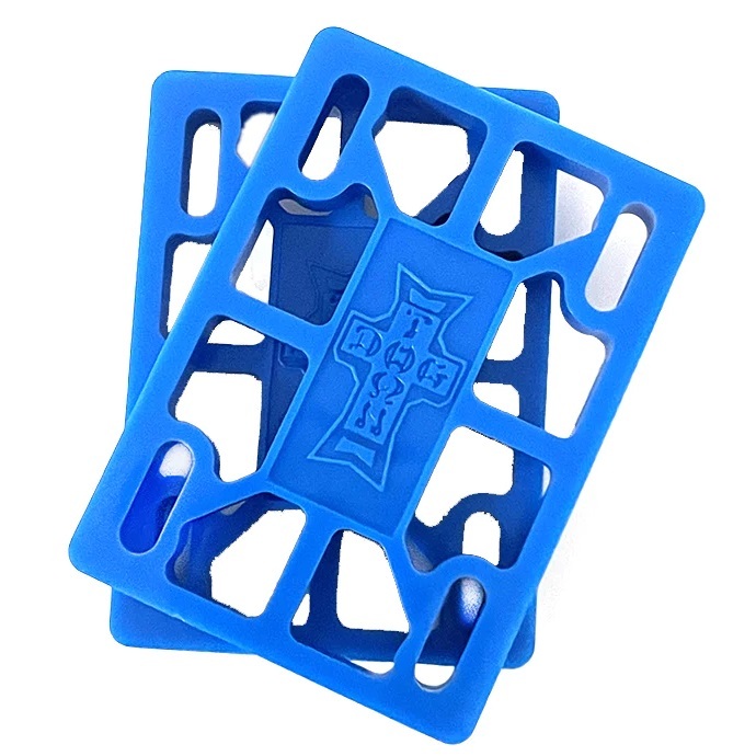 Dogtown Blue 1/8 Skateboard Riser Pads