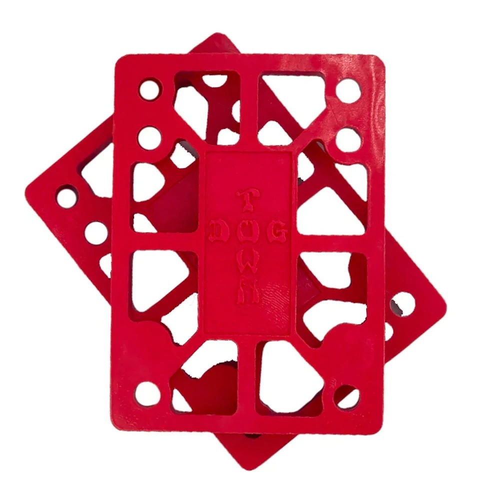Dogtown Red 1/8 Skateboard Riser Pads