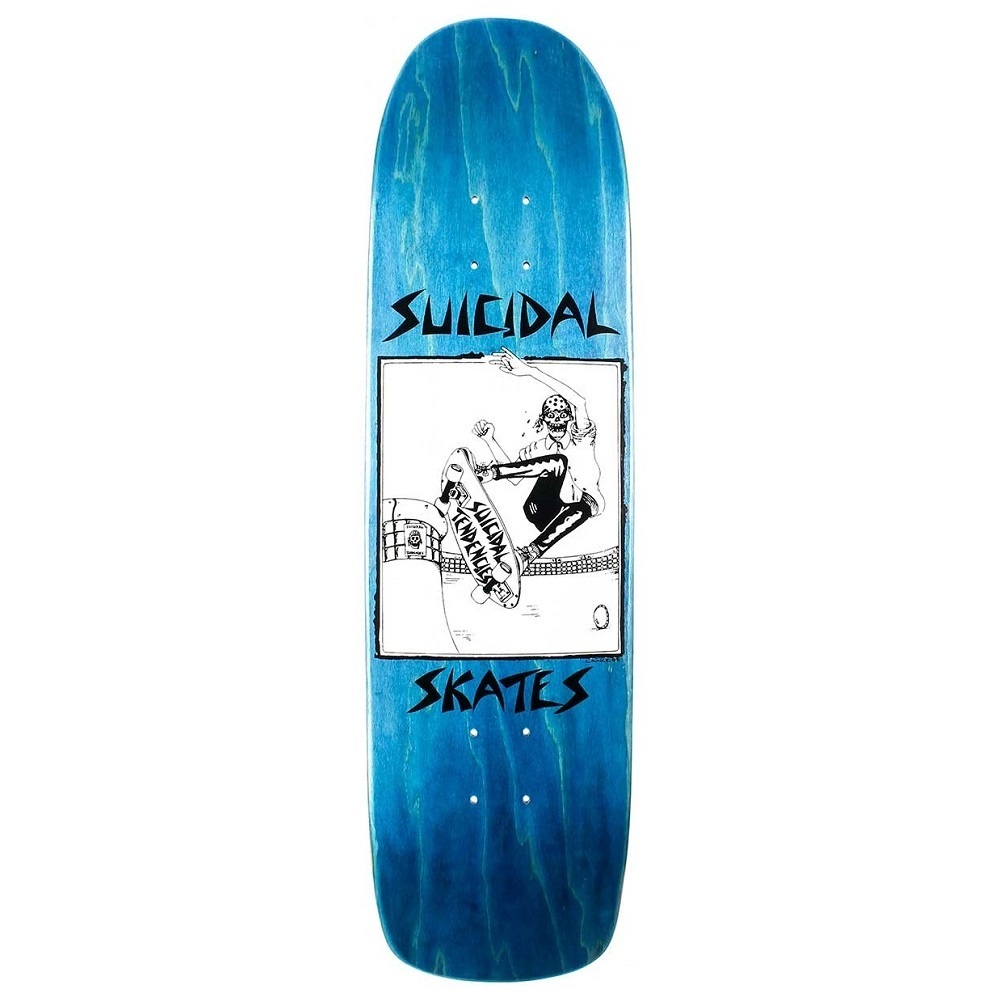 Dogtown Suicidal Skates Pool Skate Reissue Blue 8.5 Skateboard Deck