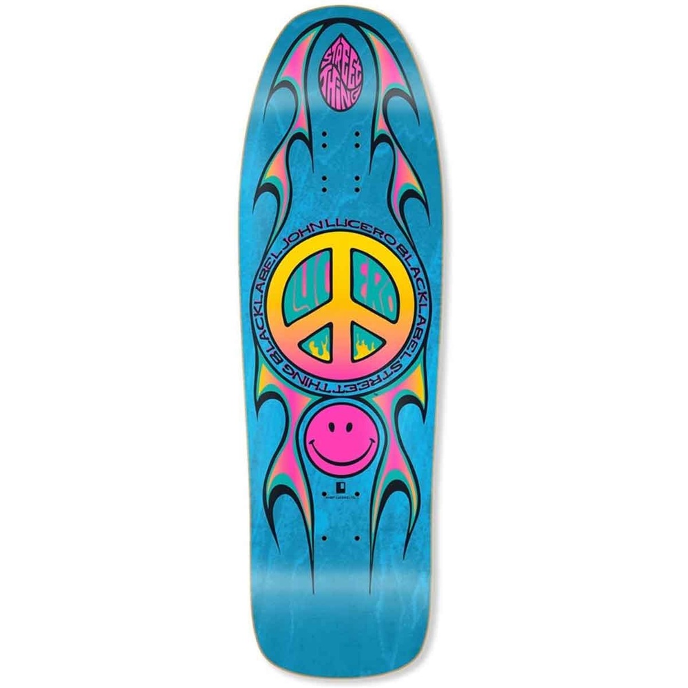 Black Label Street Thing Aqua 9.88 Skateboard Deck