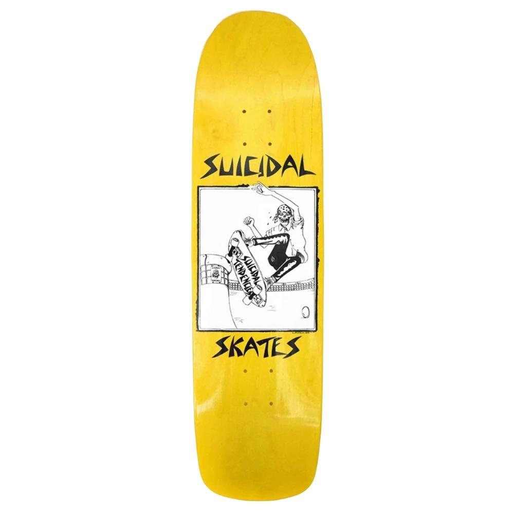Dogtown Suicidal Skates Pool Skate Reissue Yellow 8.5 Skateboard Deck