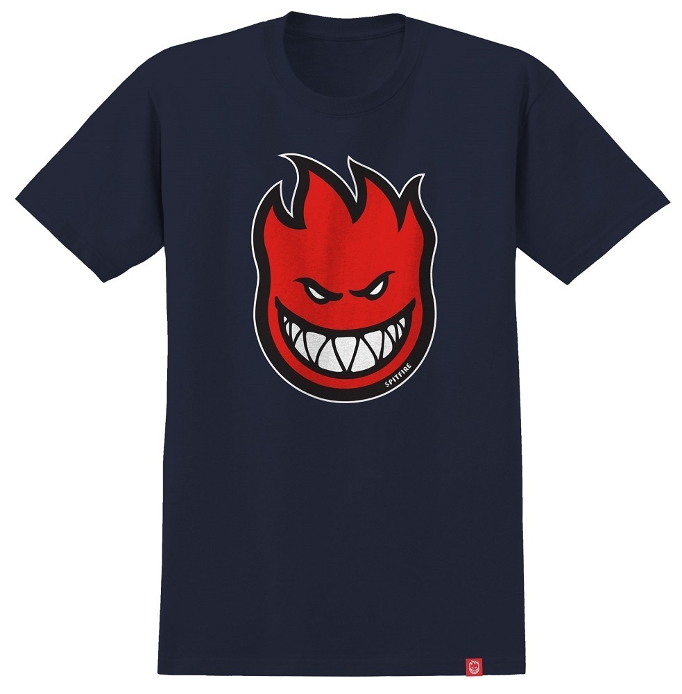 Spitfire Bighead Fill Navy Red Youth T-Shirt [Size: M]