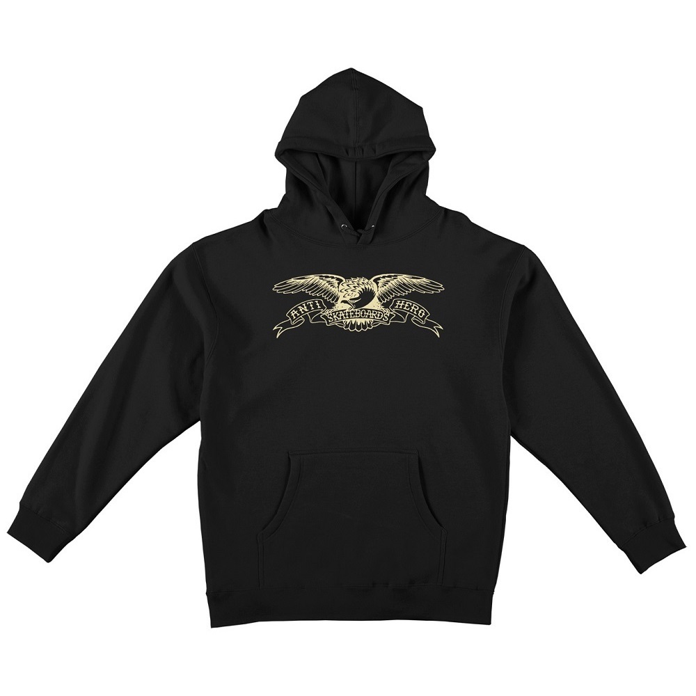 Anti Hero BSC Eagle Black Off White Youth Hoodie [Size: M]