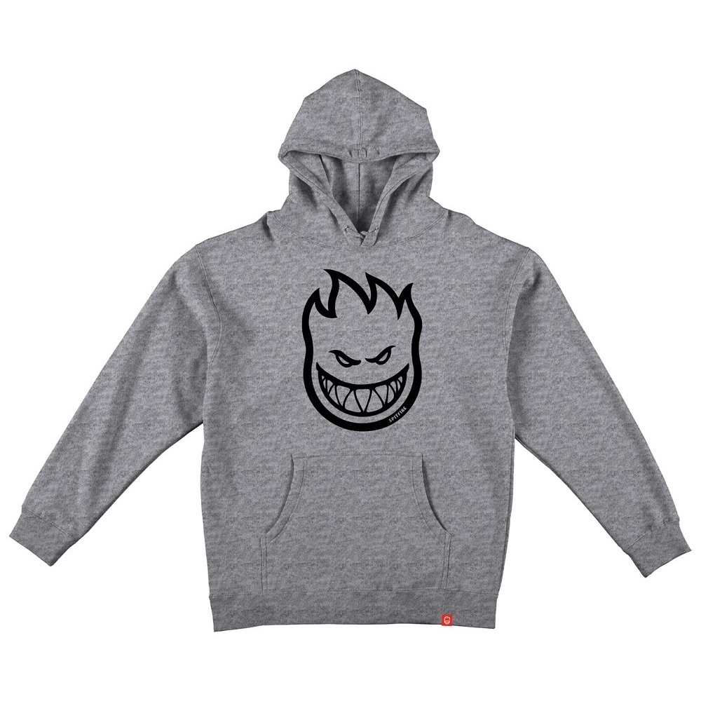 Spitfire Bighead Heather Black Youth Hoodie [Size: S]