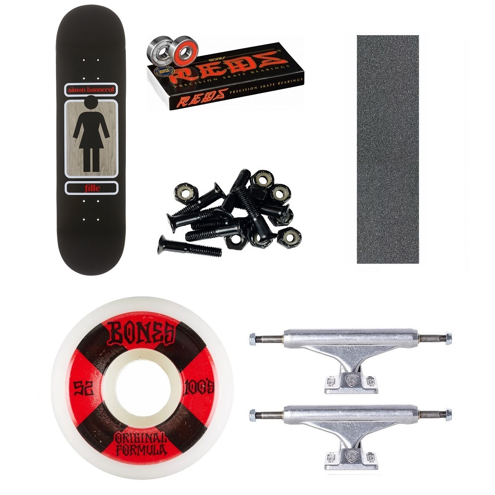 Kick Push Girl WR41 Bannerot Pop Secret 8.25 Custom Complete Skateboard Assembled