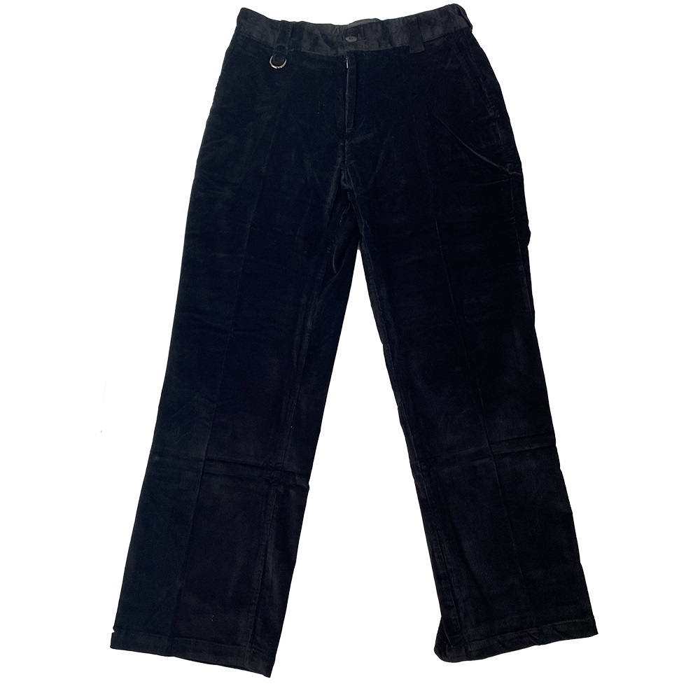 Modus Baggy Corduroy Black Work Pants [Size: 30]