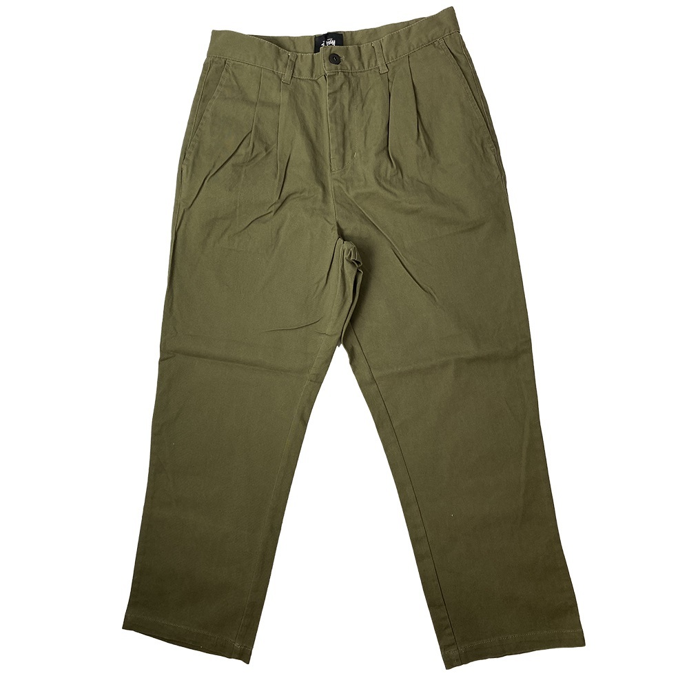 Stussy Rhodes Flight Green Chino Pants [Size: 30]