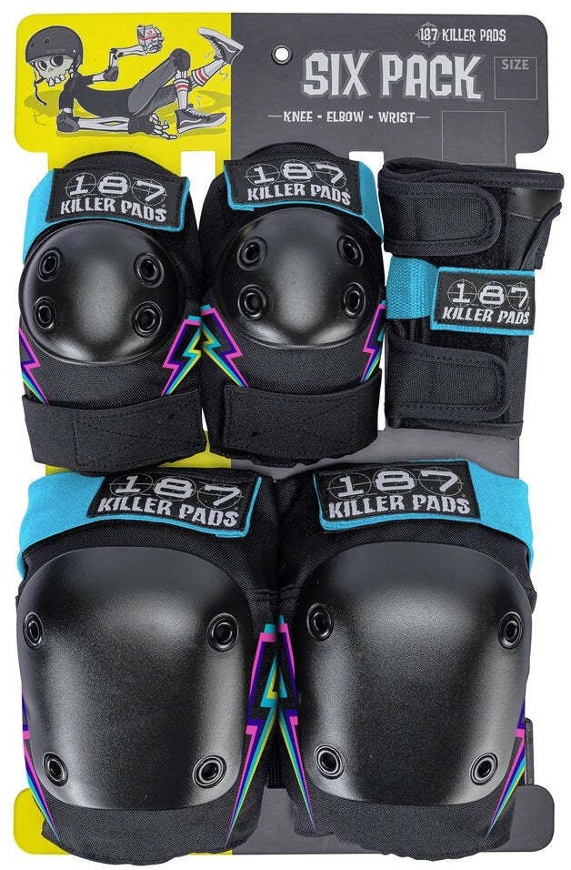187 Six Pack Junior Electric Bolt Pad Set [Size: JR]