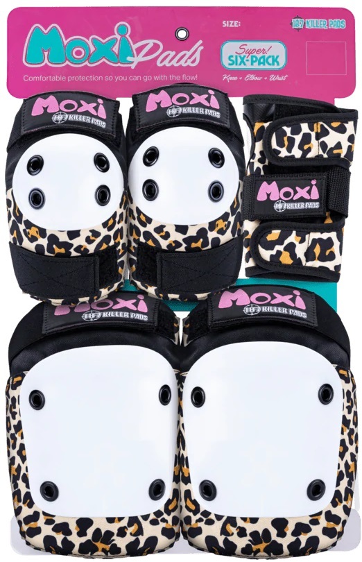 187 Six Pack Junior Moxi Leopard Pad Set [Size: JR]